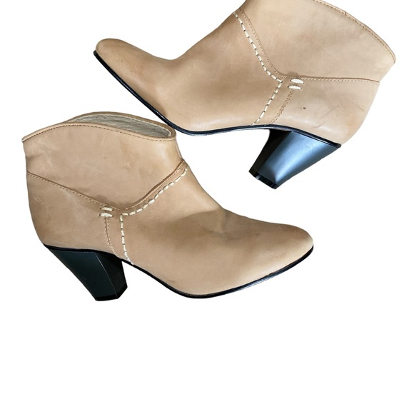 MAJE Olivetti Ankle Leather Booties - Picture 5 of 6